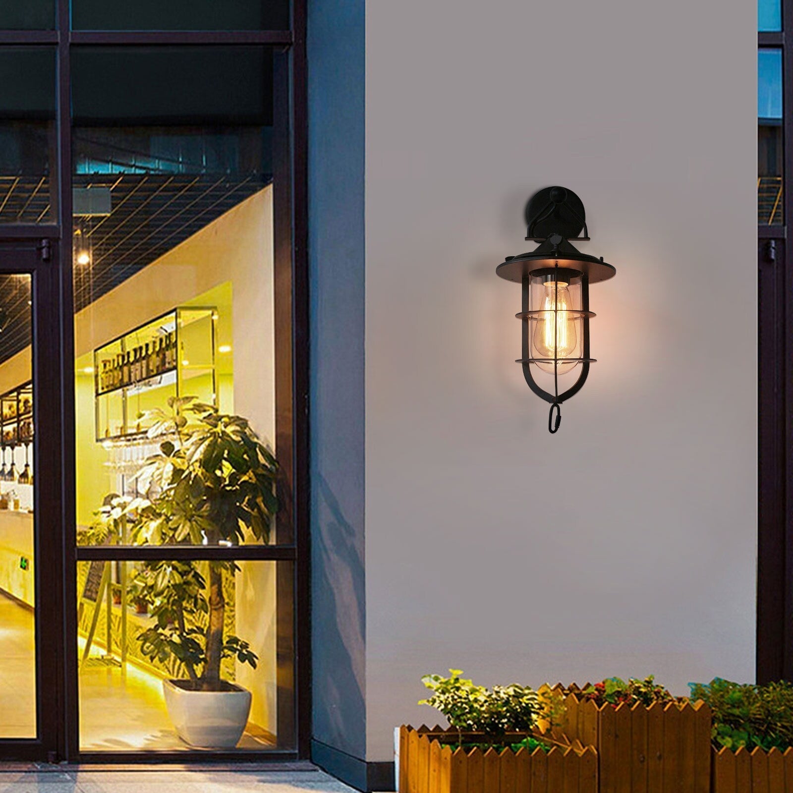 Zatheir Klassische Industrie-Wandleuchte im Vintage-Stil-Letslighting