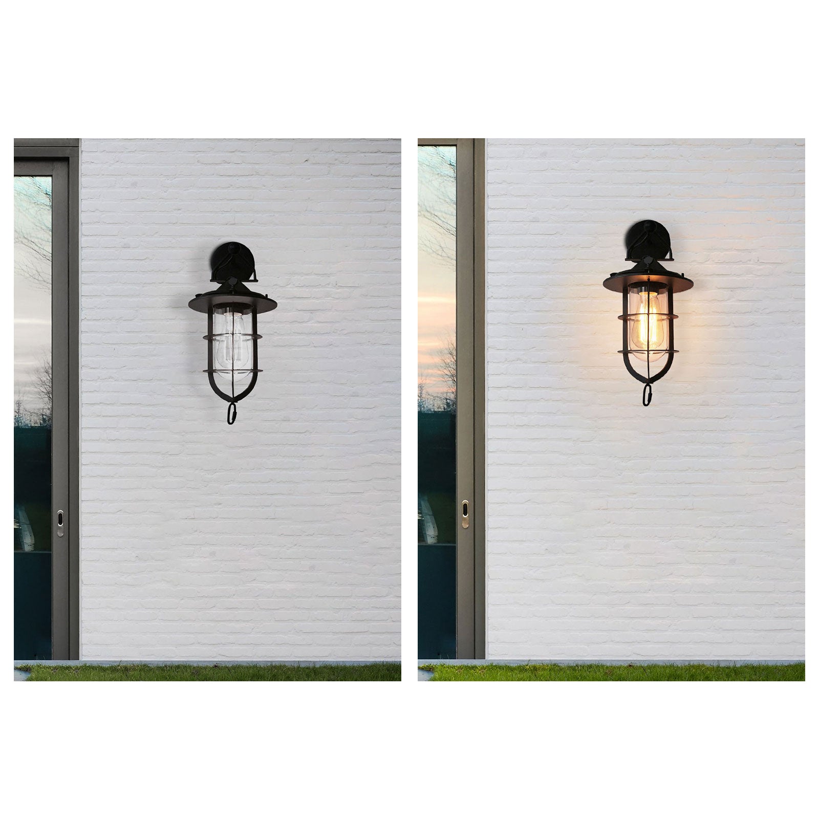 Zatheir Klassische Industrie-Wandleuchte im Vintage-Stil-Letslighting