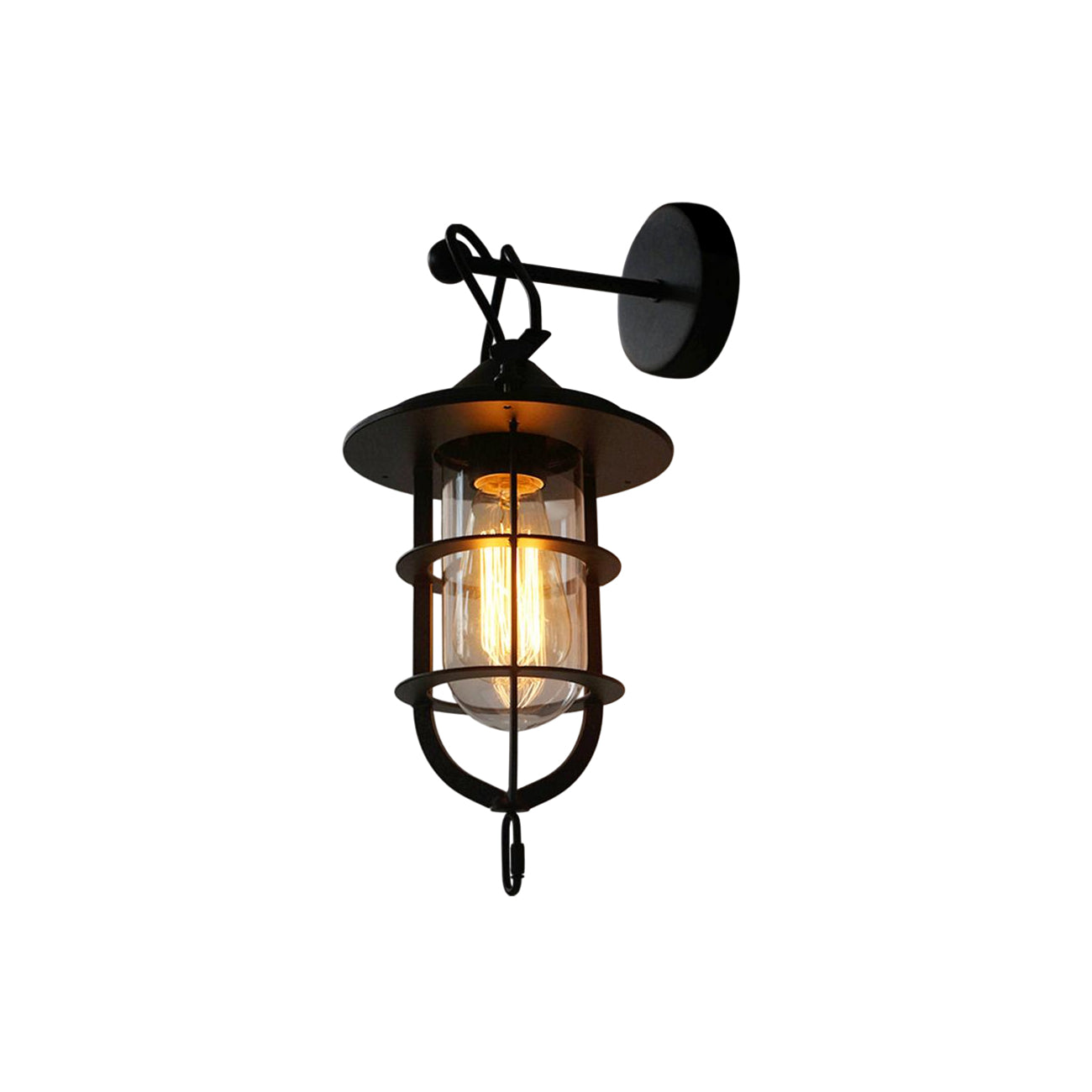 Zatheir Klassische Industrie-Wandleuchte im Vintage-Stil-Letslighting