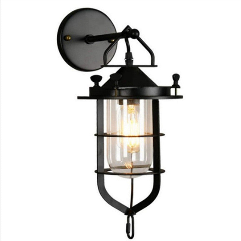 Zatheir Klassische Industrie-Wandleuchte im Vintage-Stil-Letslighting
