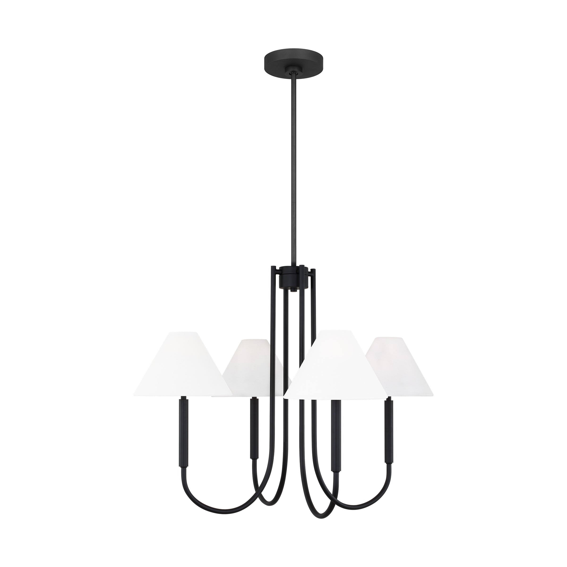Nycareth Industrieller Vintage-Kronleuchter aus Stoff-Letslighting