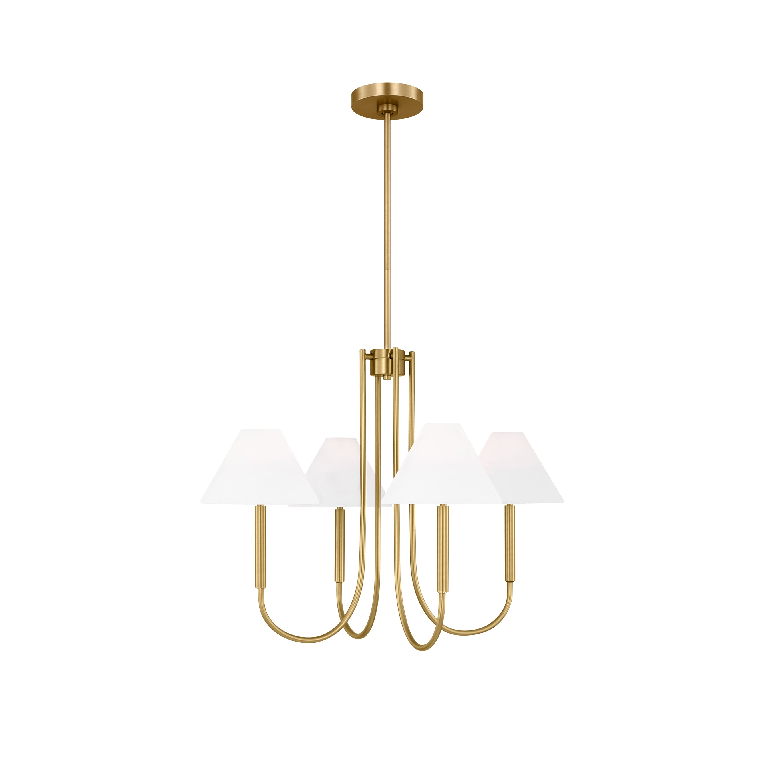 Nycareth Industrieller Vintage-Kronleuchter aus Stoff-Letslighting