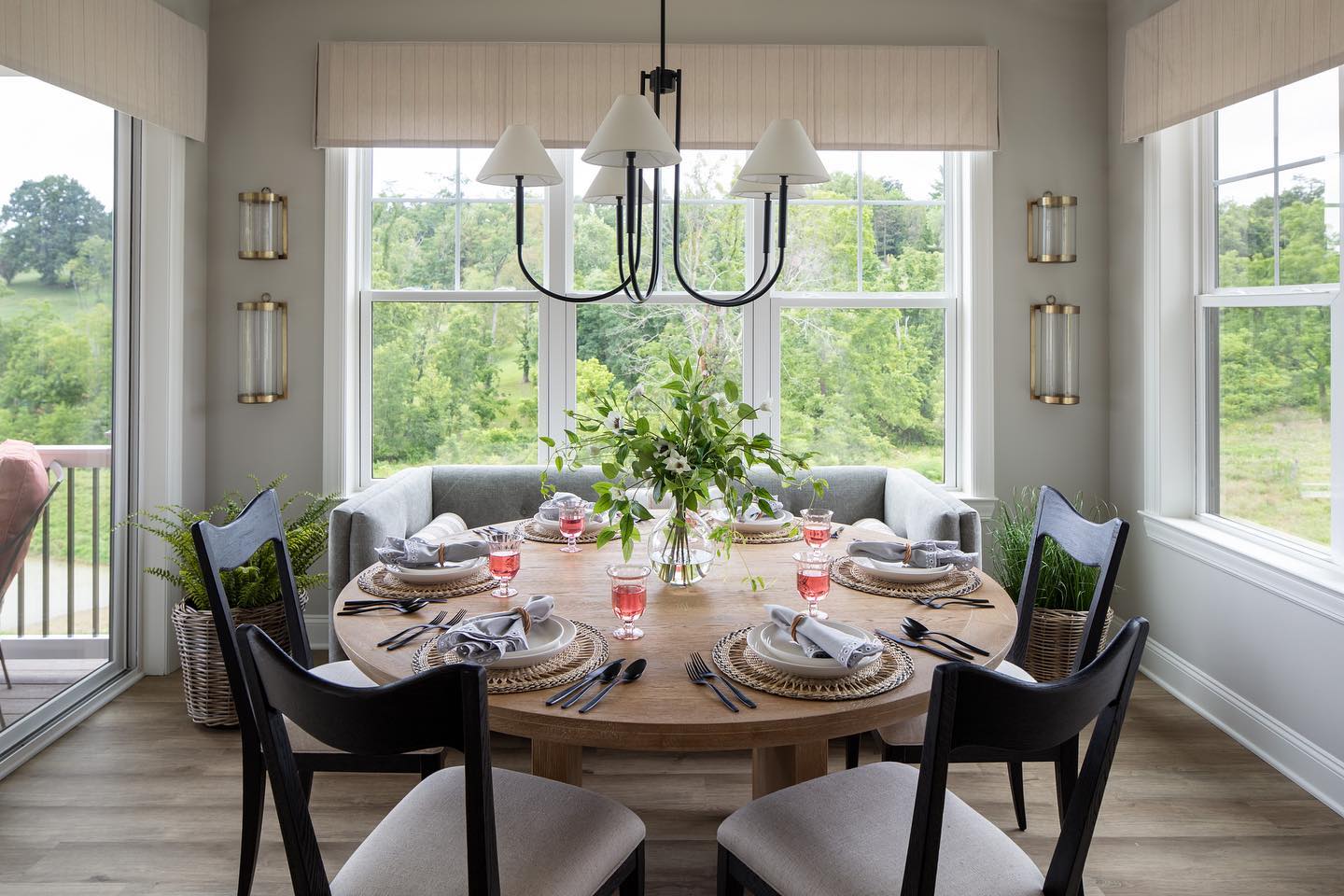 Nycareth Industrieller Vintage-Kronleuchter aus Stoff-Letslighting