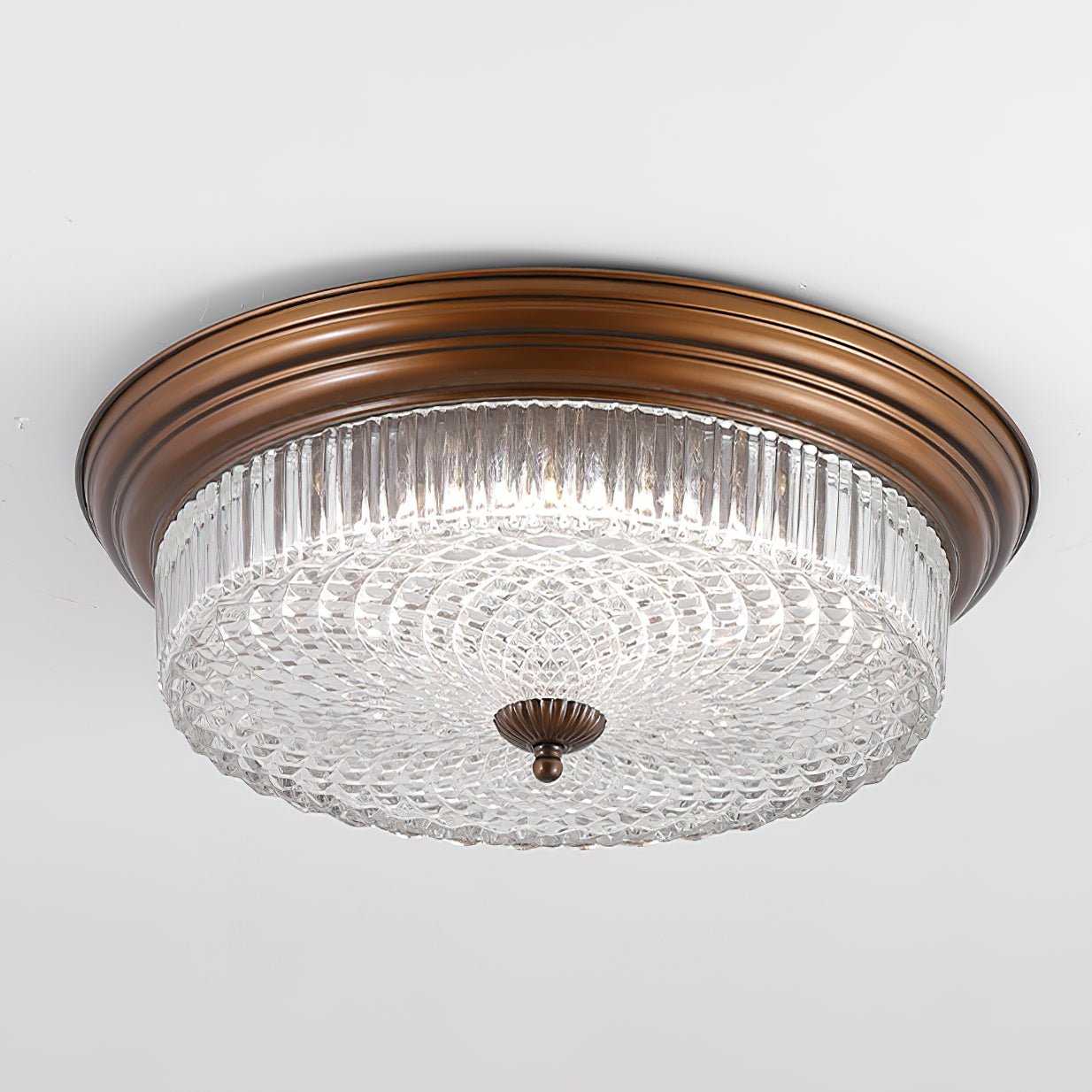 Ulcarir Retro Glas Deckenlampe-Letslighting