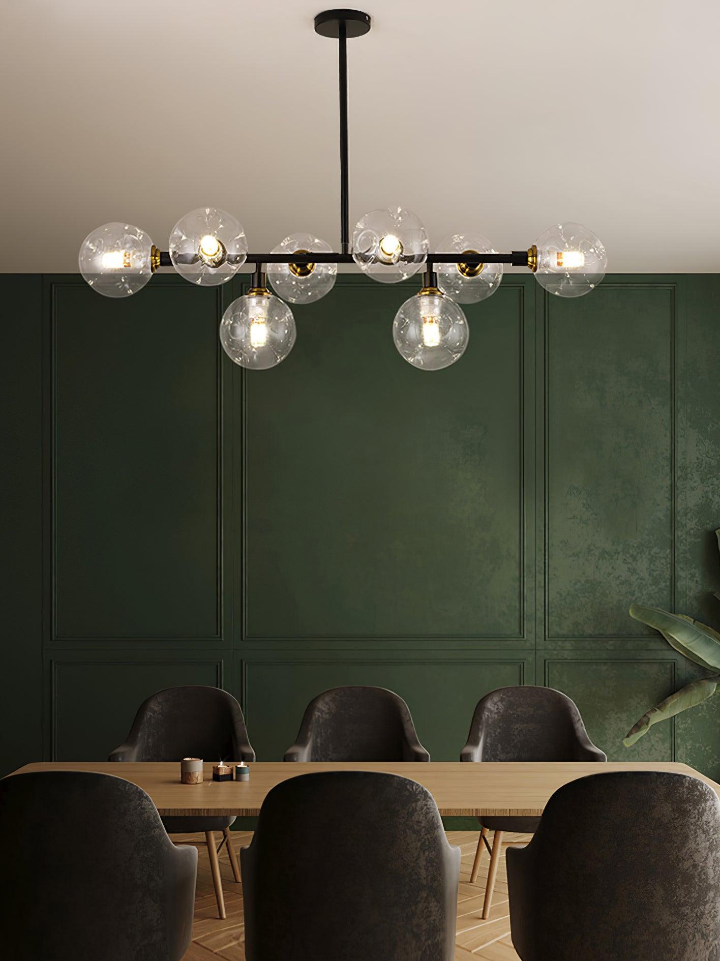 Lustra Minimalistischer Kronleuchter aus Glas-Letslighting