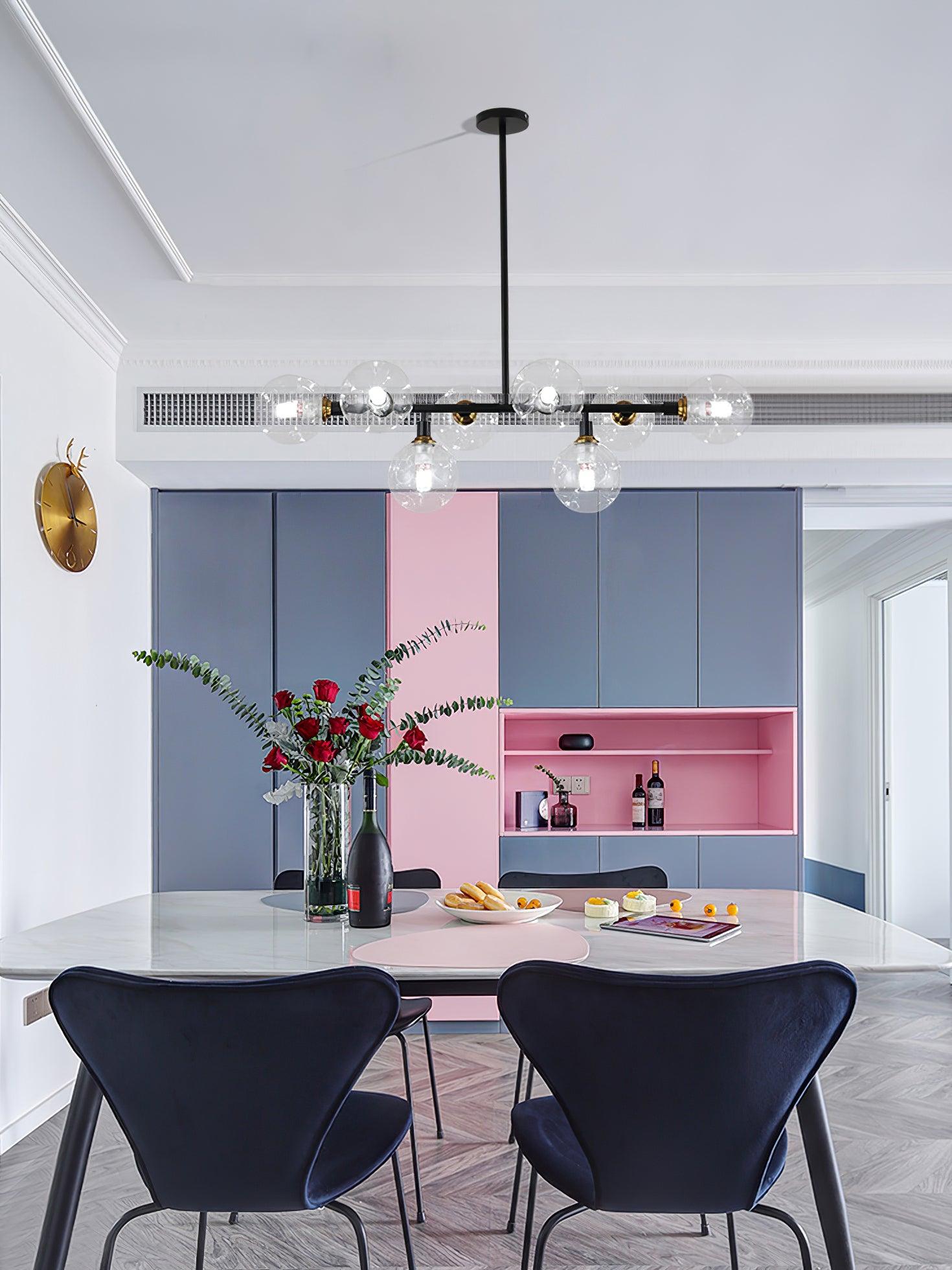 Lustra Minimalistischer Kronleuchter aus Glas-Letslighting
