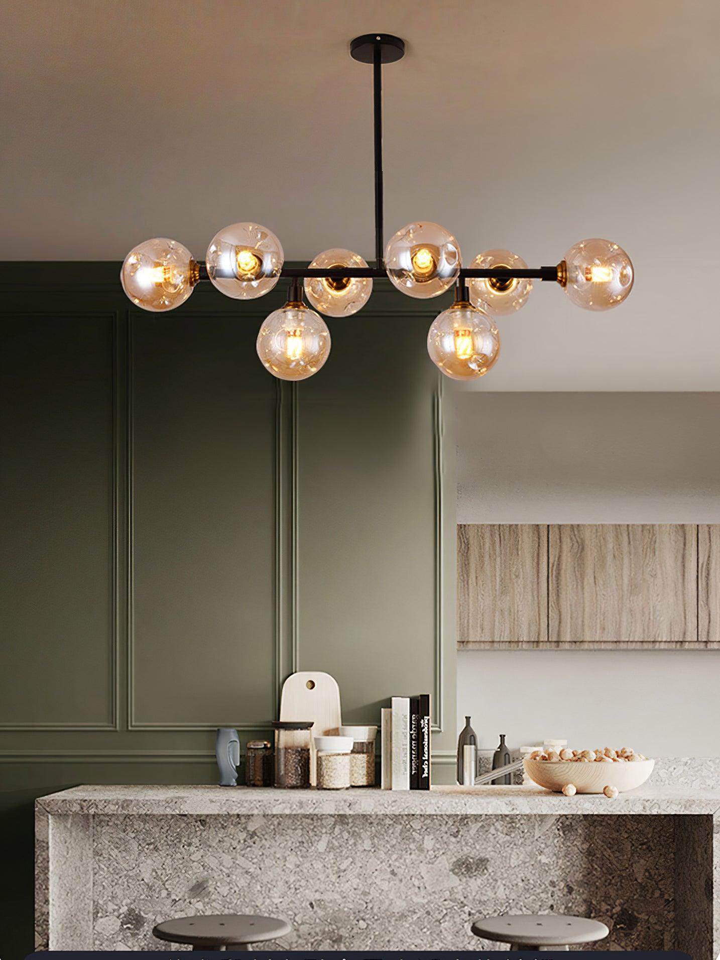 Lustra Minimalistischer Kronleuchter aus Glas-Letslighting