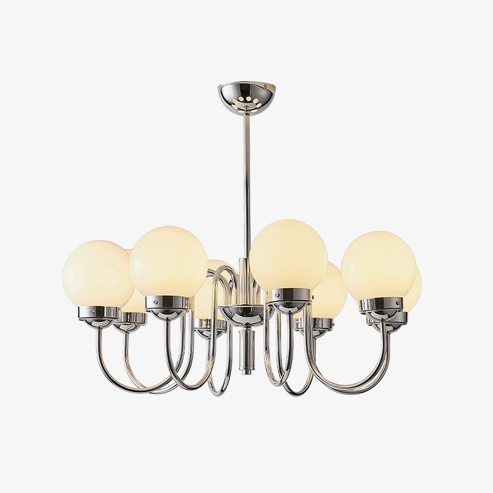 Lustra Kronleuchter Globe Chrom Vintage-Letslighting