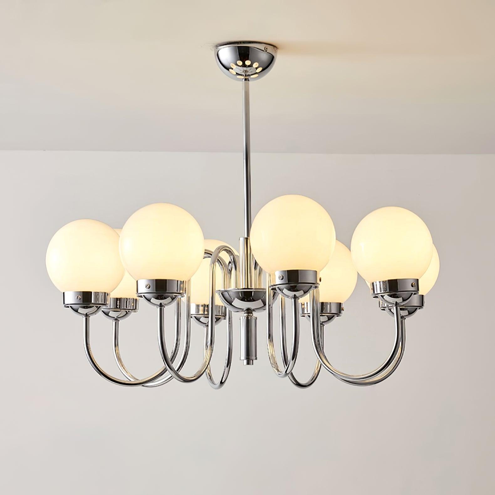 Lustra Kronleuchter Globe Chrom Vintage-Letslighting