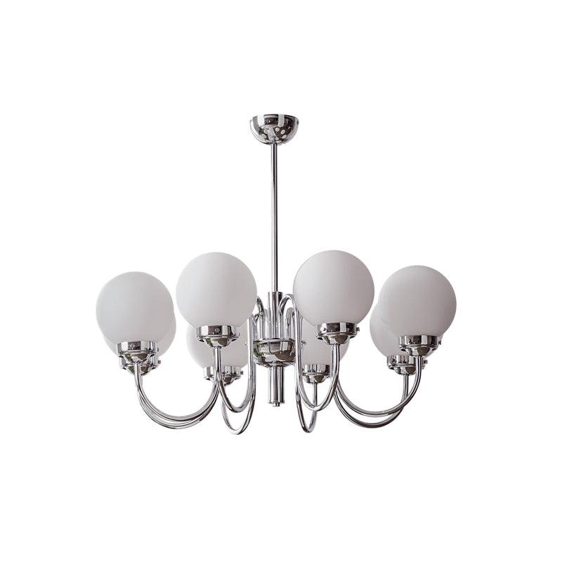 Lustra Kronleuchter Globe Chrom Vintage-Letslighting