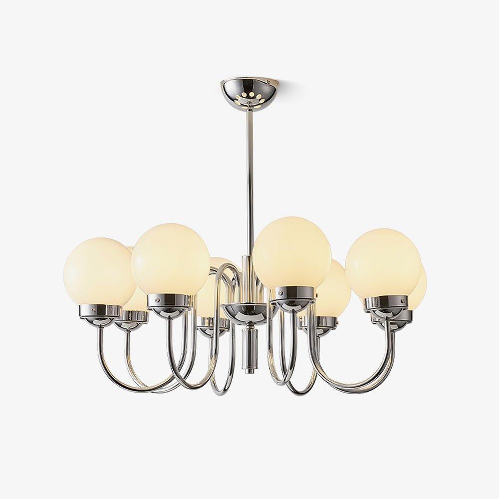 Lustra Kronleuchter Globe Chrom Vintage-Letslighting