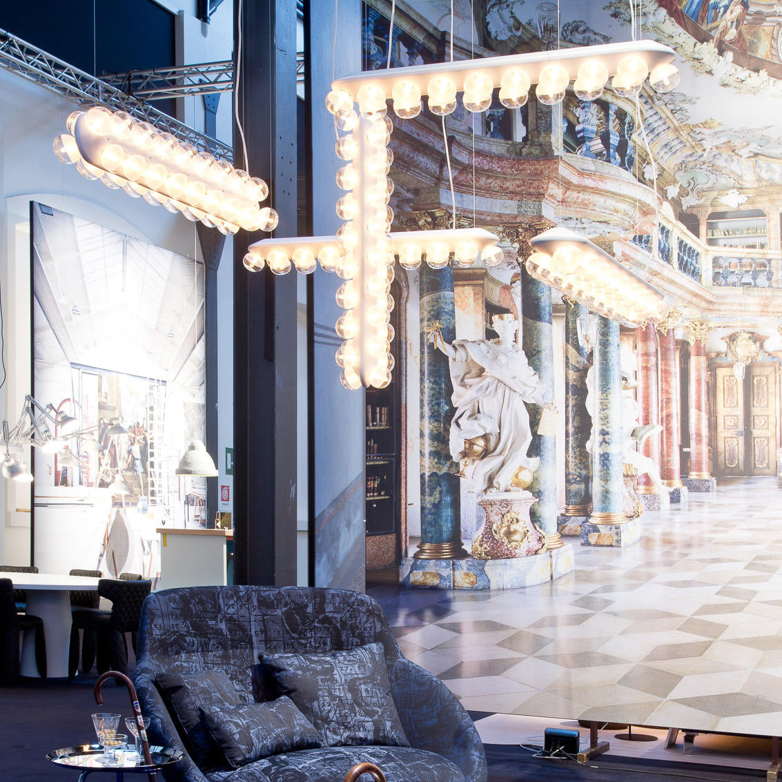 Ulvinos Individual Creativity Resin Glass Chandelier - Letslighting