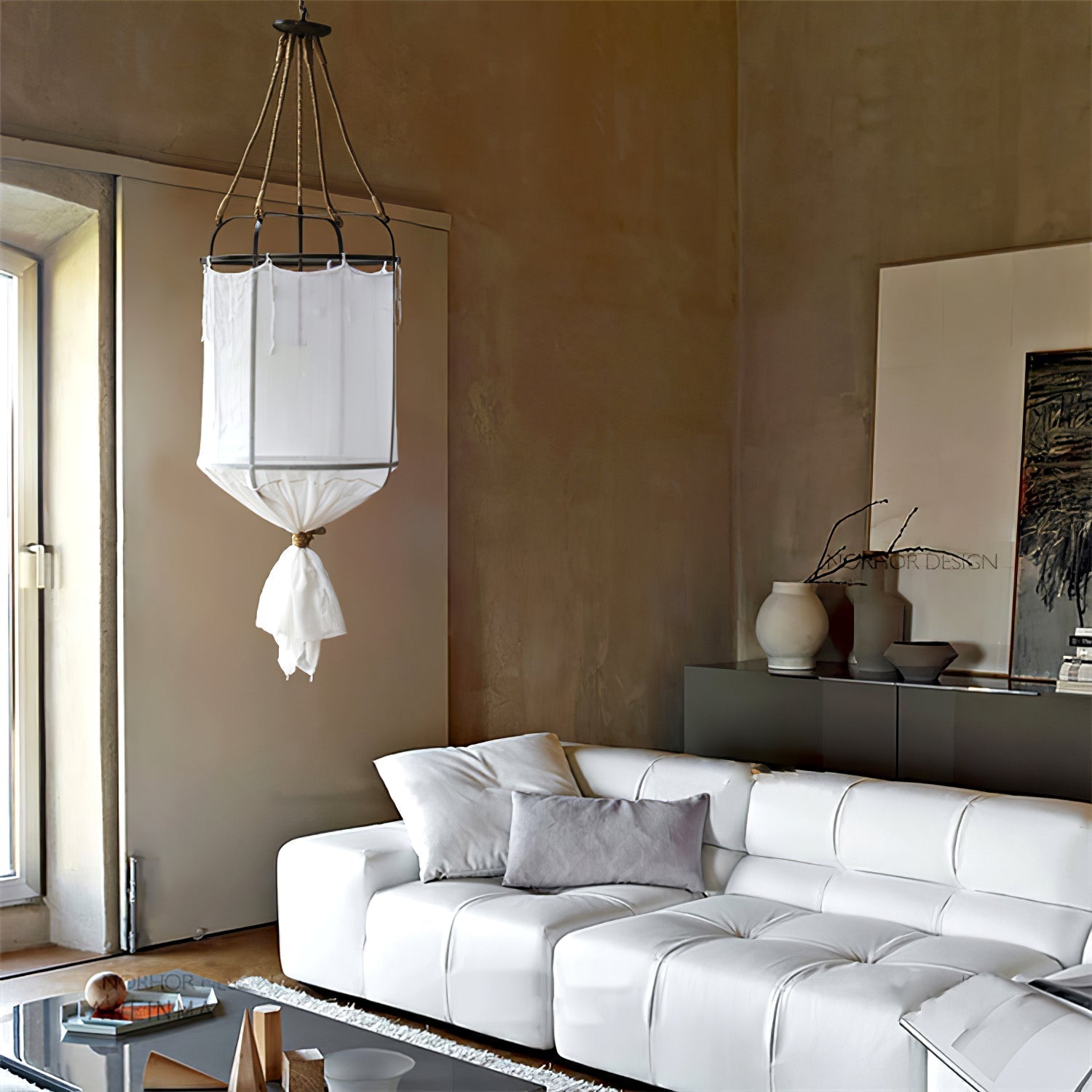 Lioraren Pendelleuchte Stoff Bohemian-Letslighting