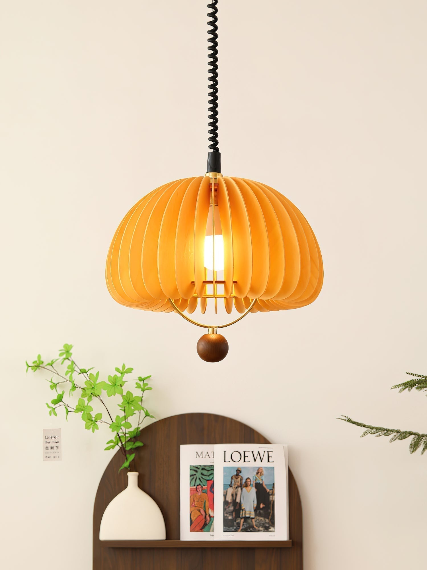 Fisher Modern Holz Pendelleuchte Leuchte-Letslighting