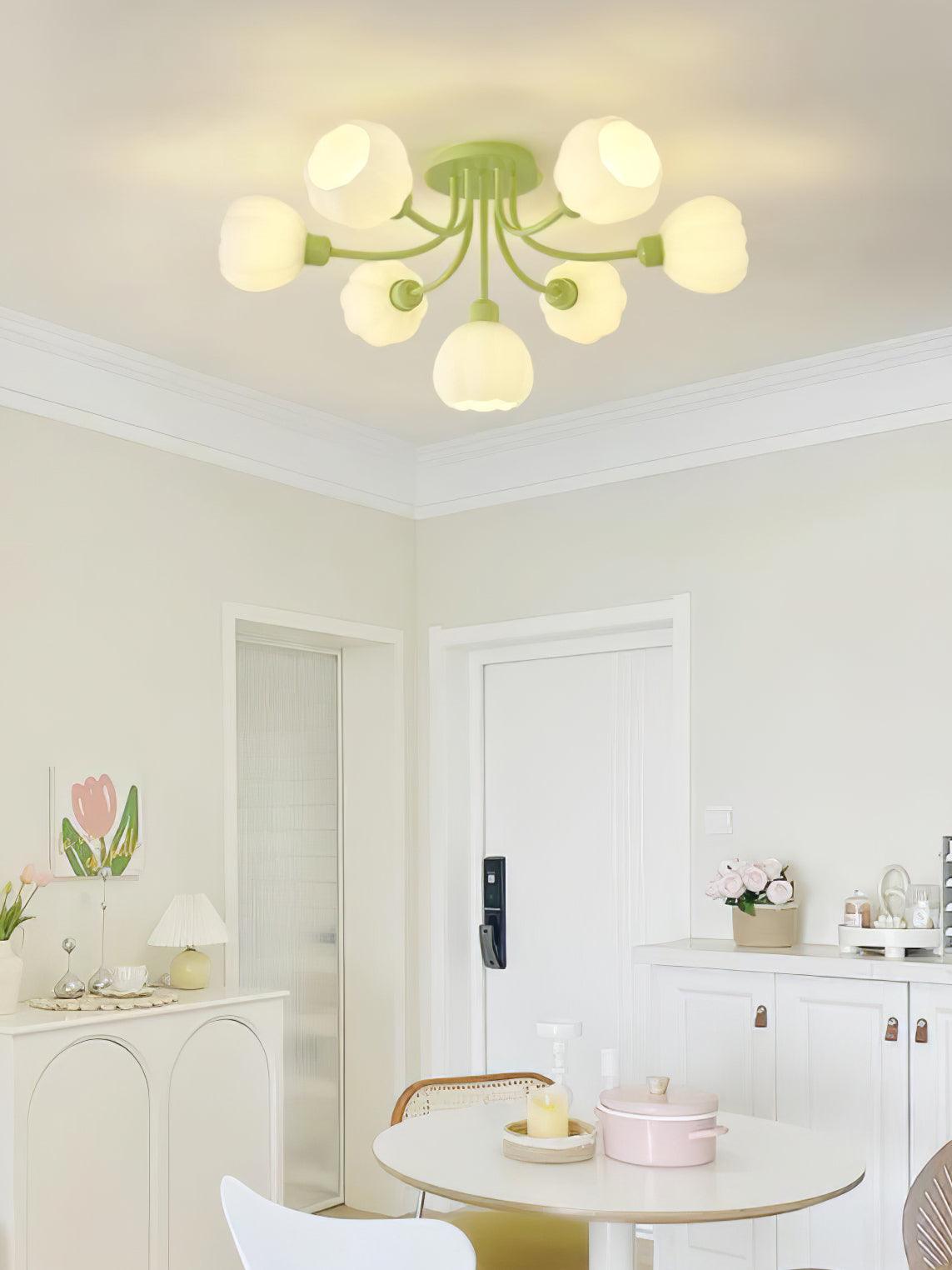 Zenorarae Elegance Matcha Glas Deckenleuchte-Letslighting