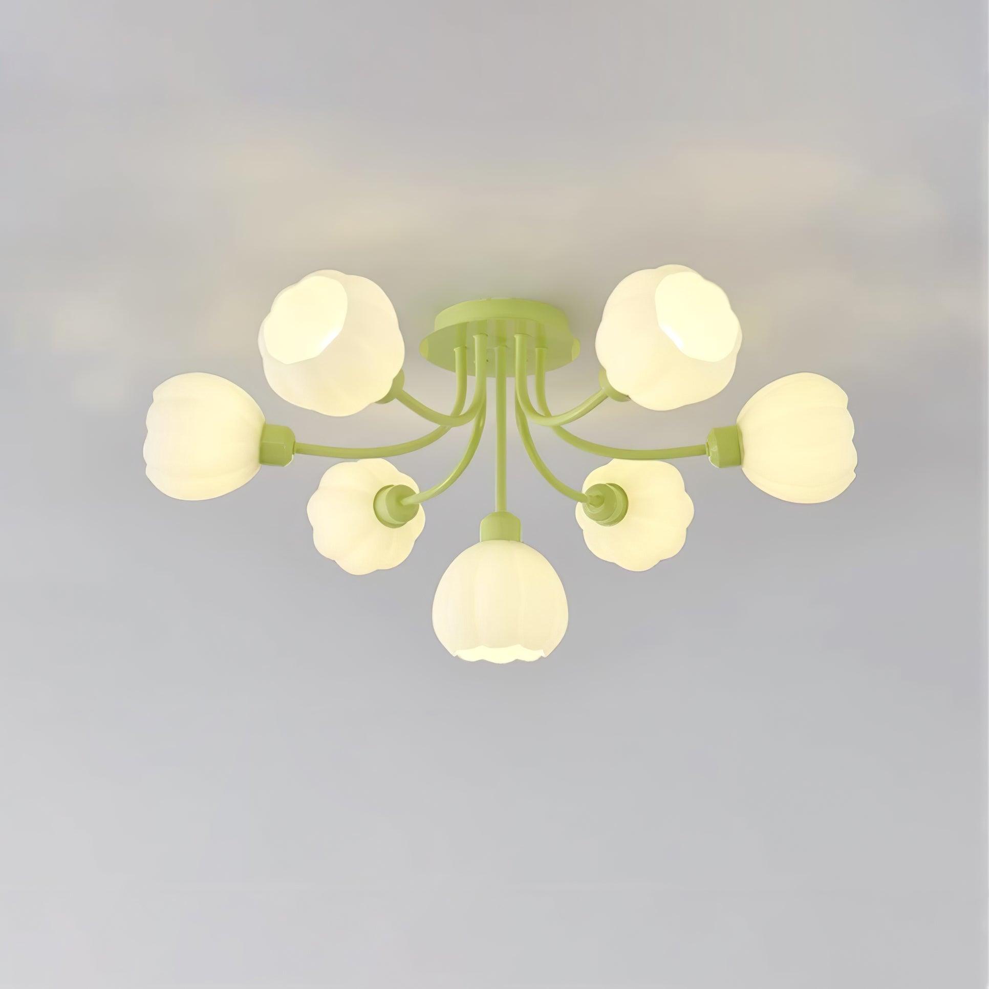 Zenorarae Elegance Matcha Glas Deckenleuchte-Letslighting