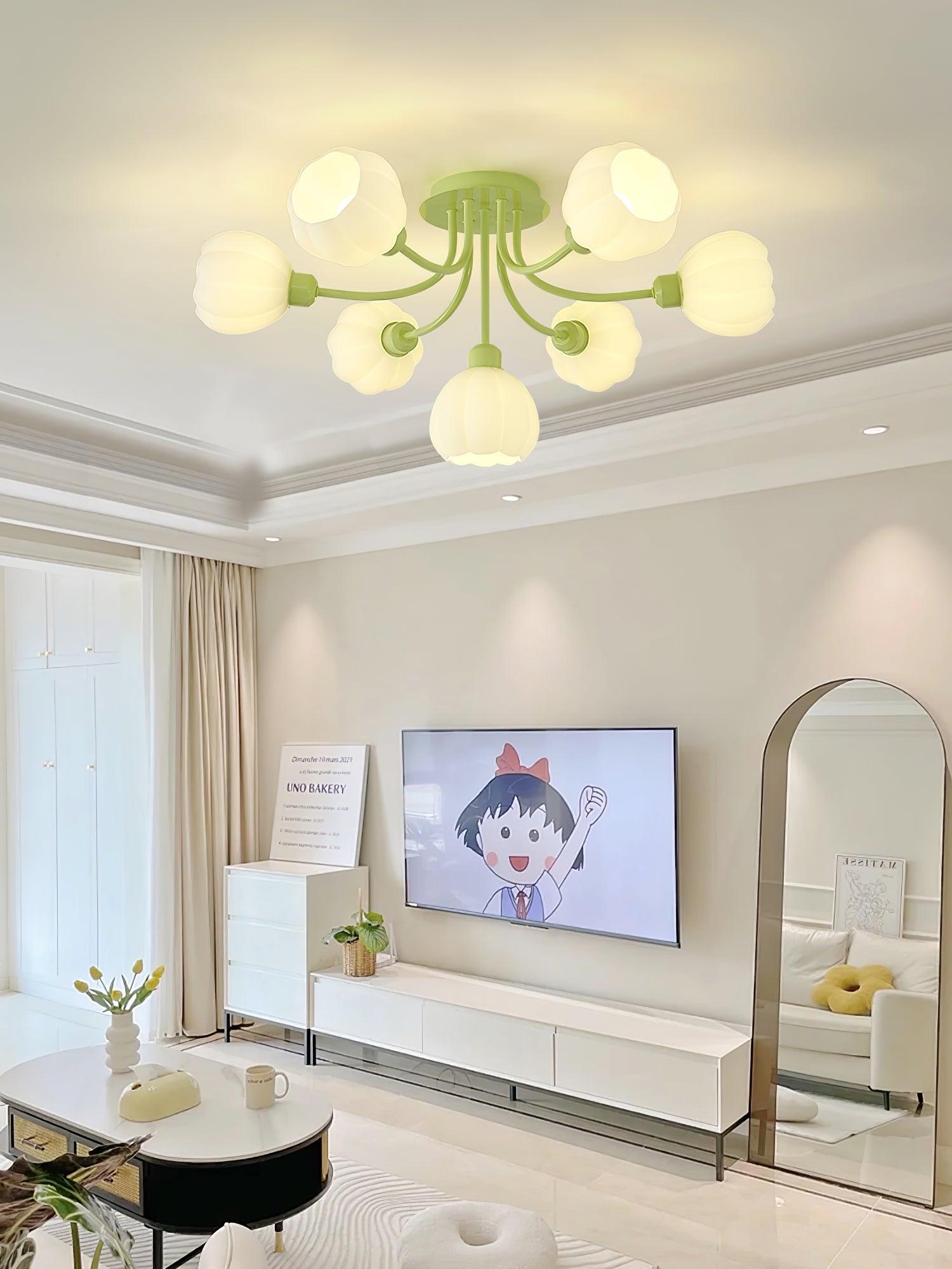 Zenorarae Elegance Matcha Glas Deckenleuchte-Letslighting
