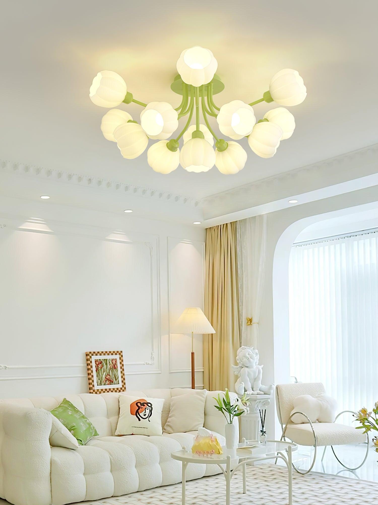 Zenorarae Elegance Matcha Glas Deckenleuchte-Letslighting