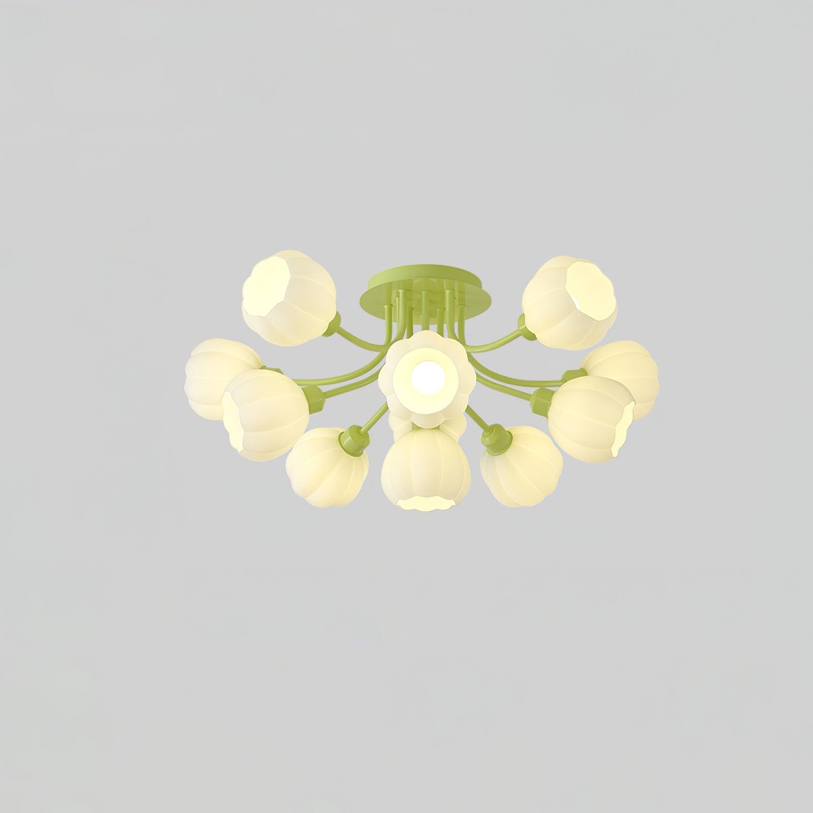 Zenorarae Elegance Matcha Glas Deckenleuchte-Letslighting
