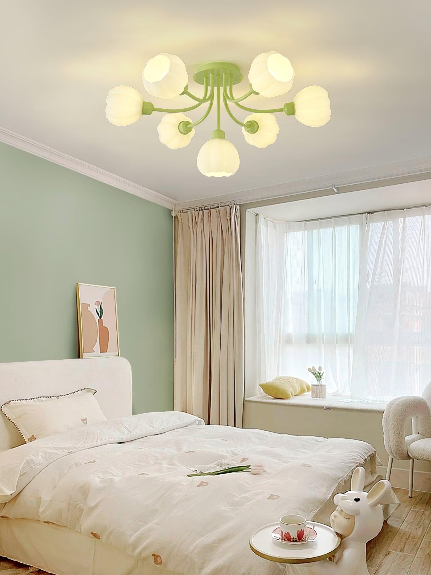 Zenorarae Elegance Matcha Glas Deckenleuchte-Letslighting