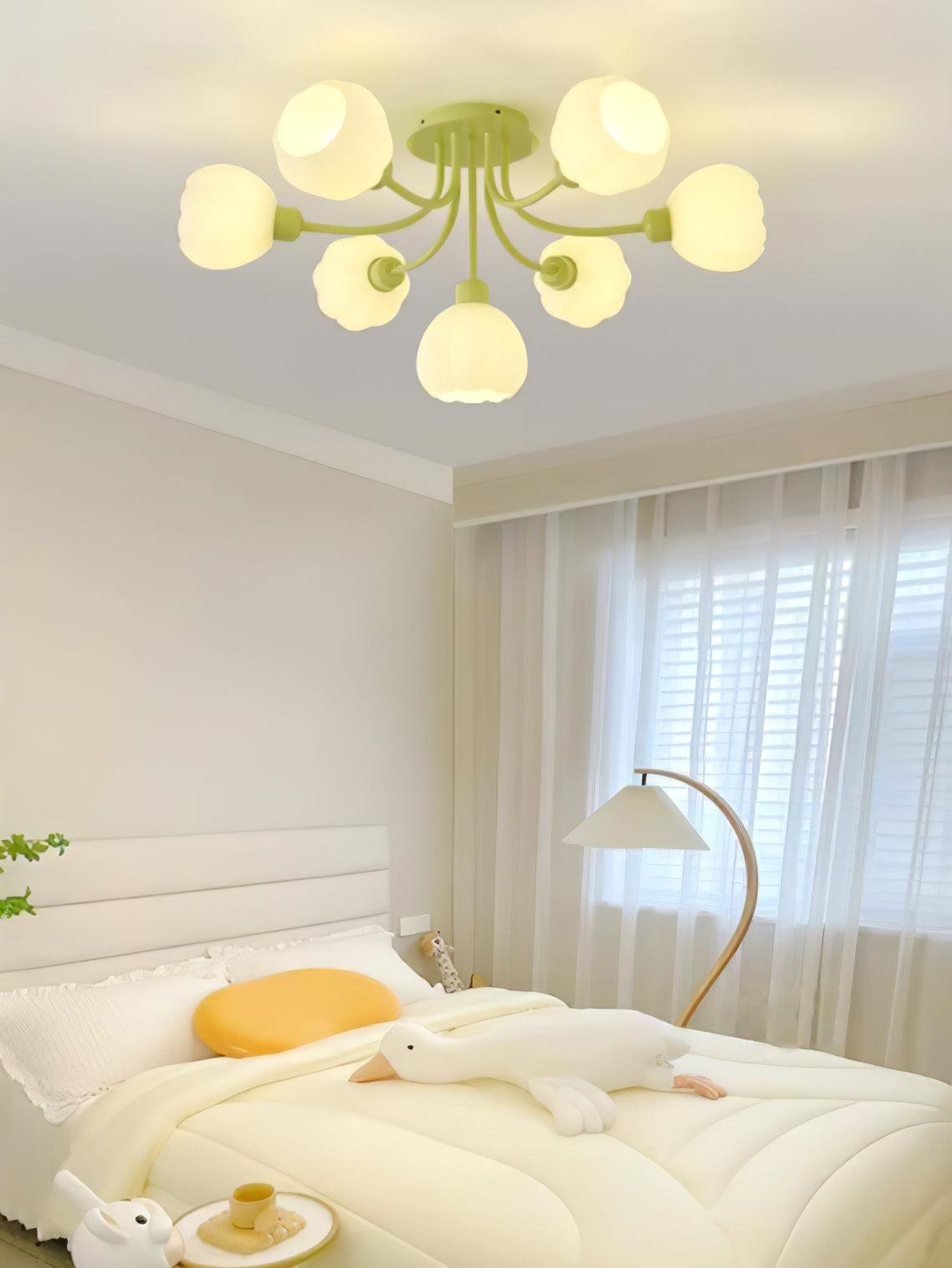Zenorarae Elegance Matcha Glas Deckenleuchte-Letslighting