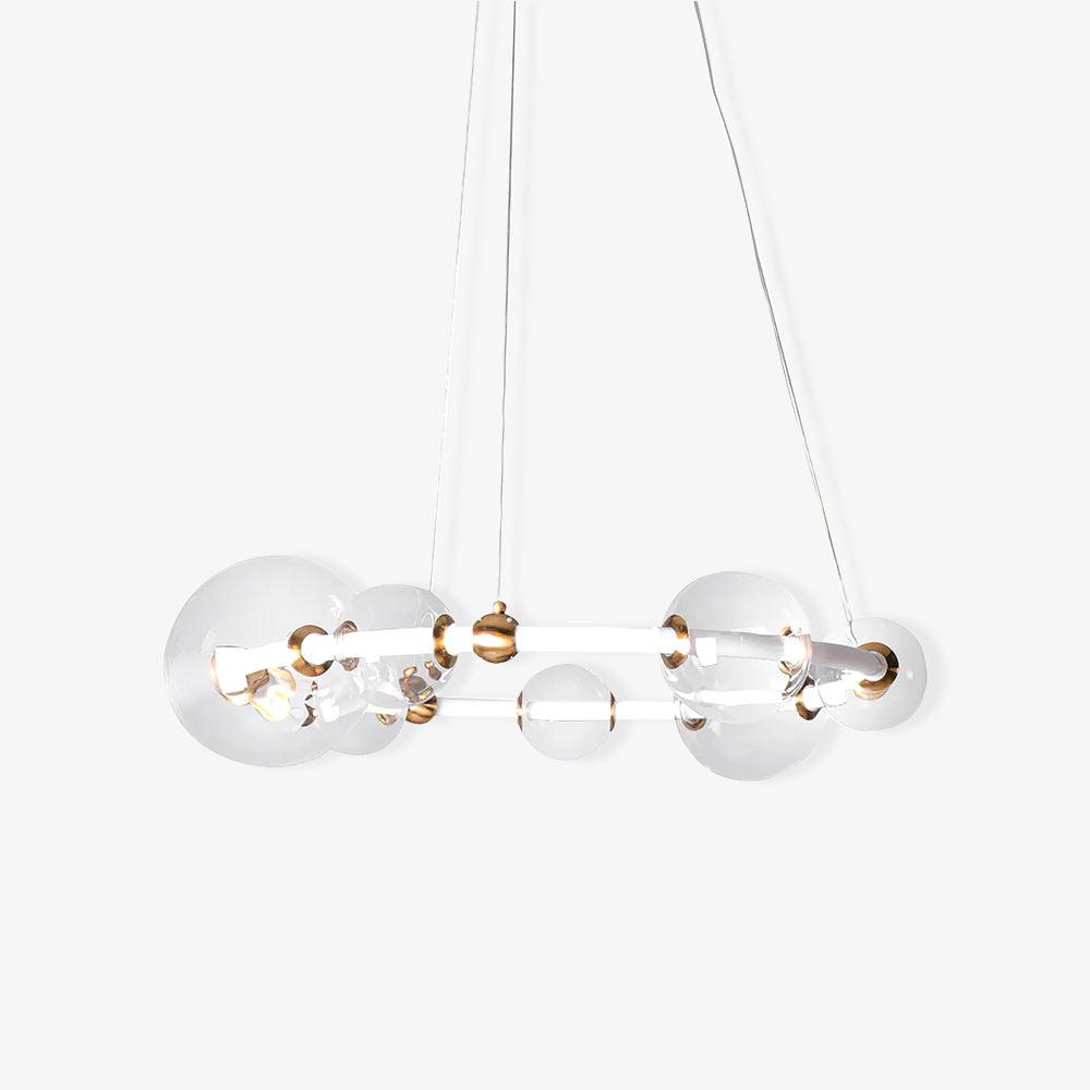 Lustra Kronleuchter Bubble Clear Ring Minimalist-Letslighting