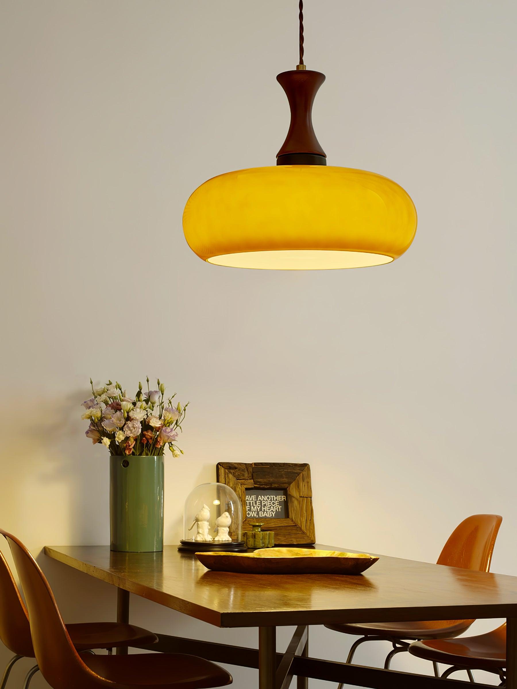 Cadenza Holz Retro Pendelleuchte-Letslighting