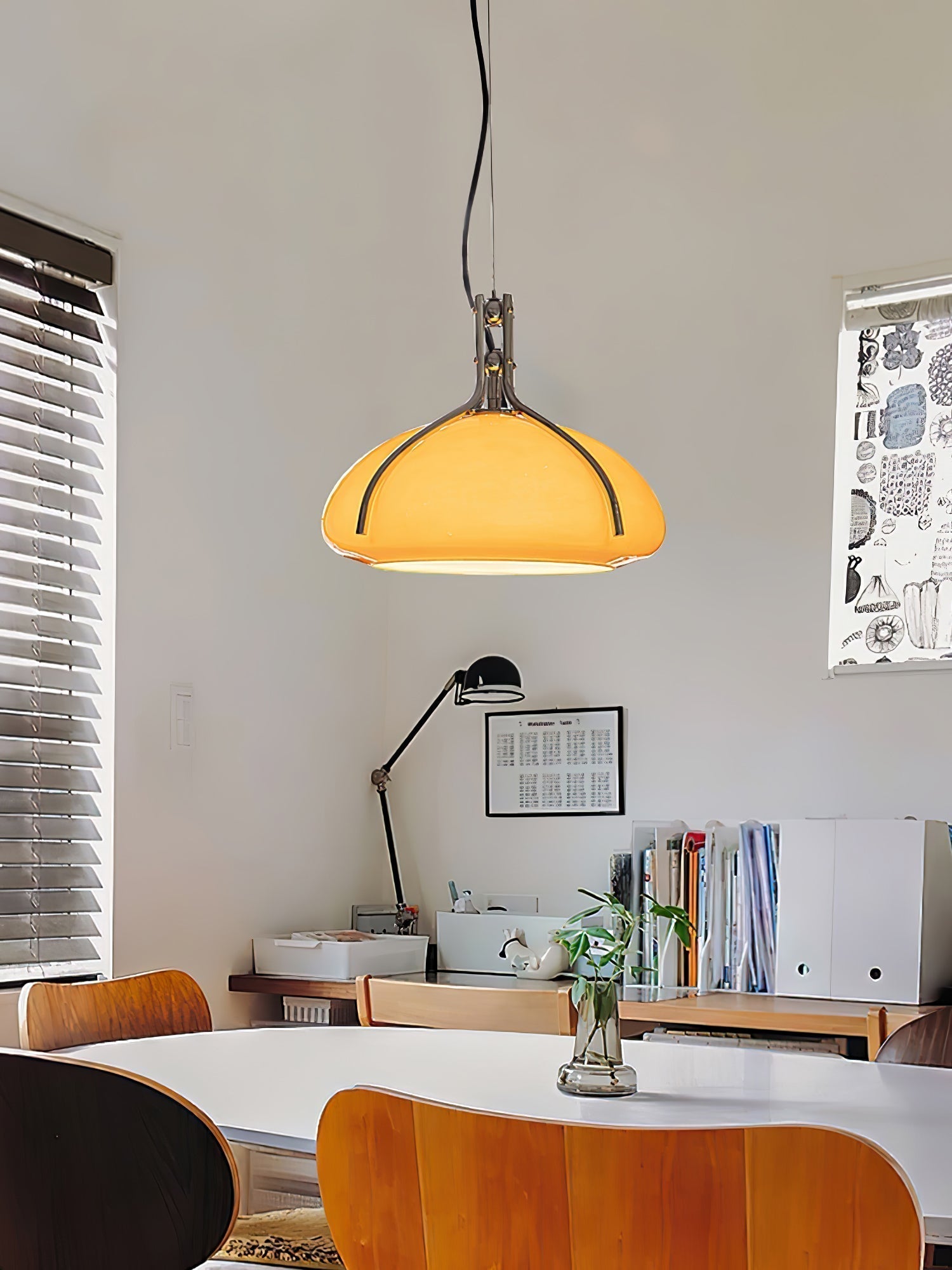 Ernorora Premium Nordic Art Glas Pendelleuchte-Letslighting