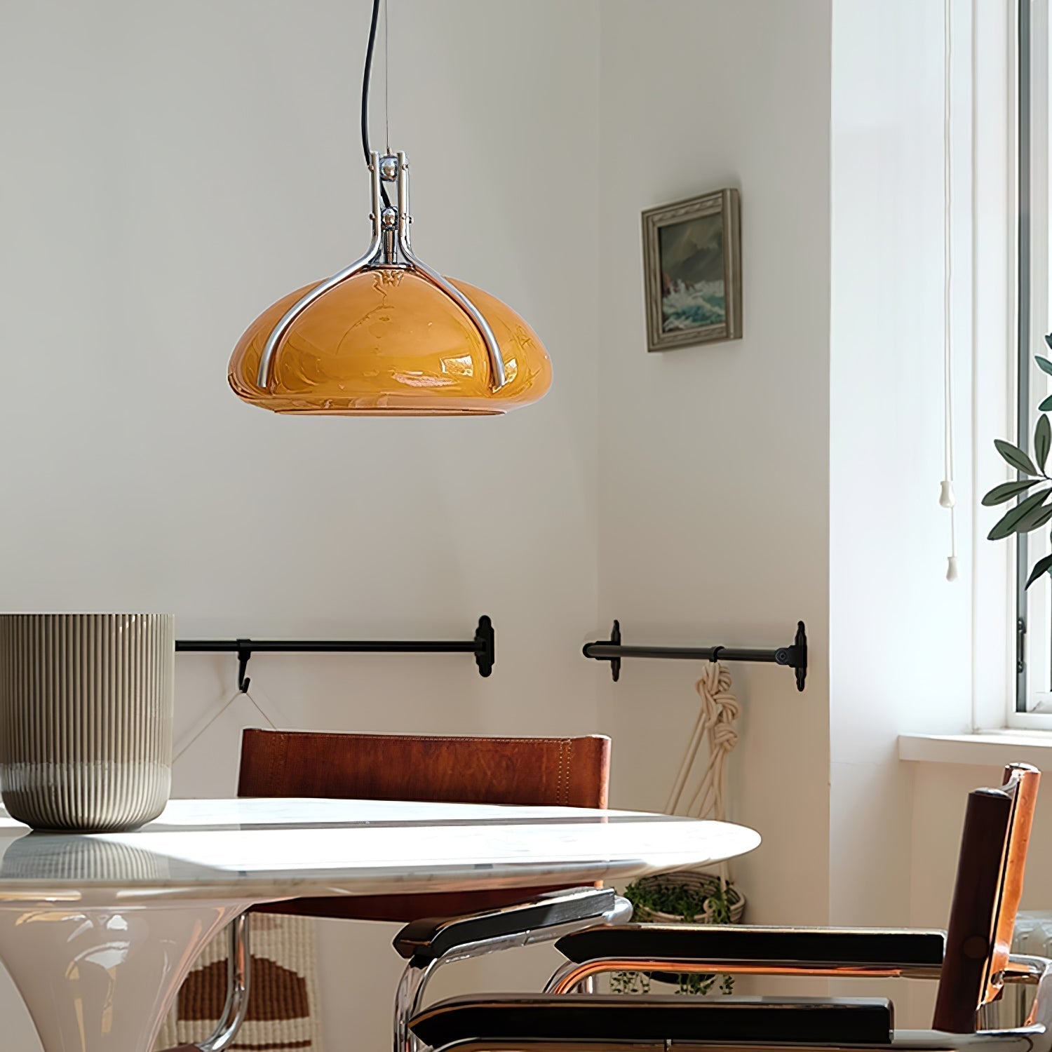 Ernorora Premium Nordic Art Glas Pendelleuchte-Letslighting
