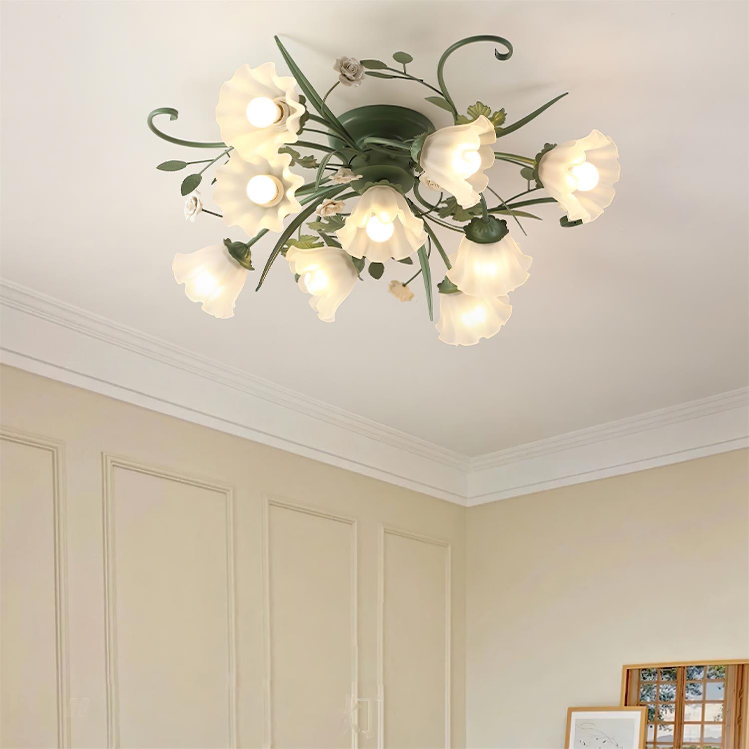 Nylirir Einzigartige Kunst-Klassiker-Deckenleuchte aus Keramik-Letslighting