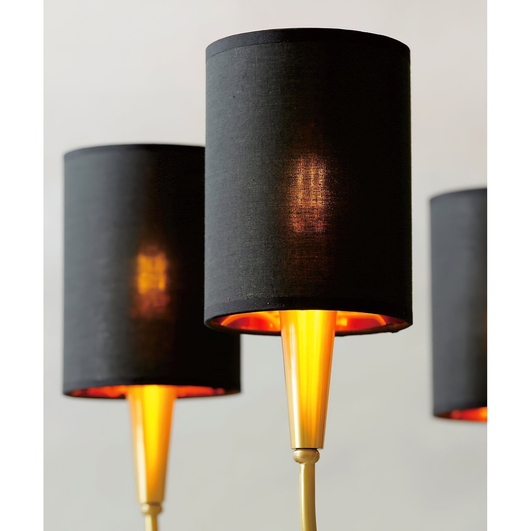 Armira Vintage Industrieller Stoff-Kronleuchter-Letslighting