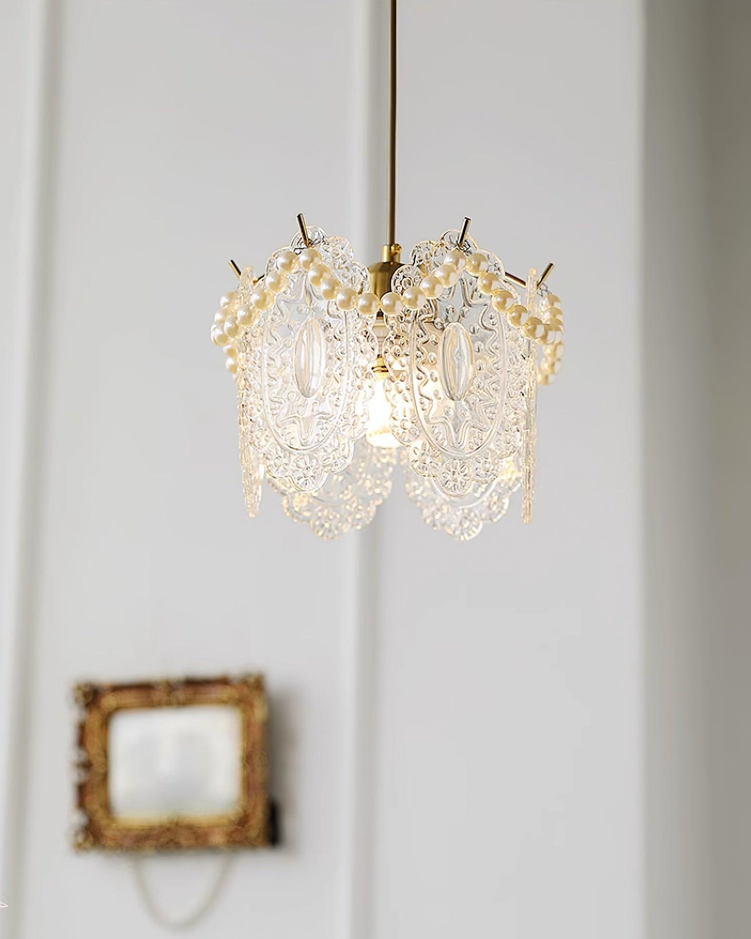 Elysia Pendelleuchte s Glas Perlen Dekoration-Letslighting
