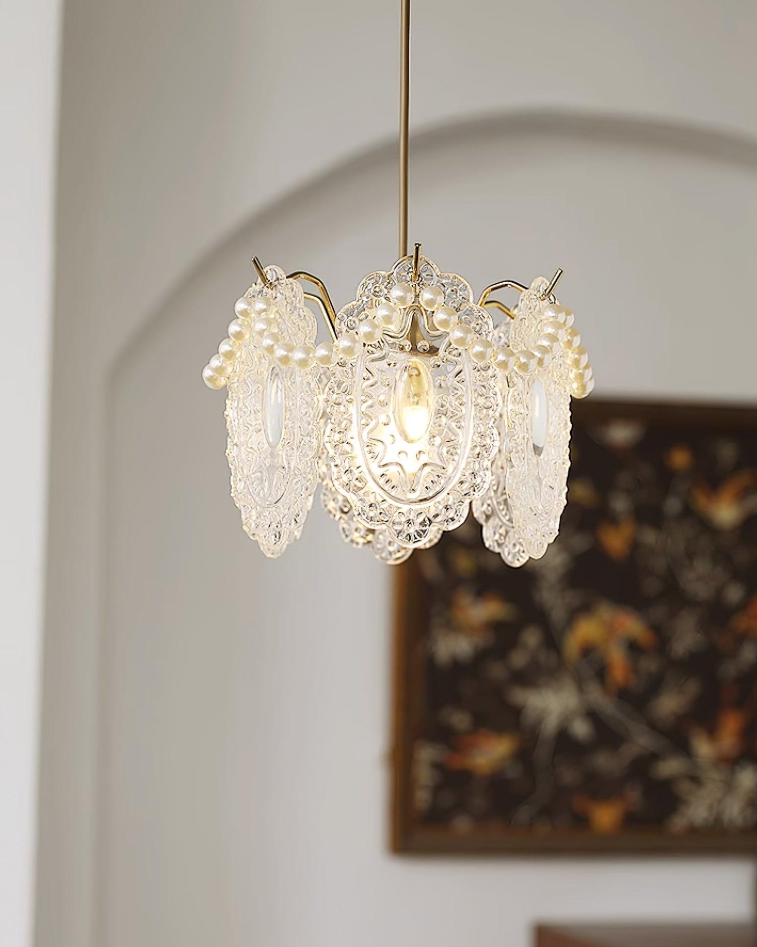 Elysia Pendelleuchte s Glas Perlen Dekoration-Letslighting