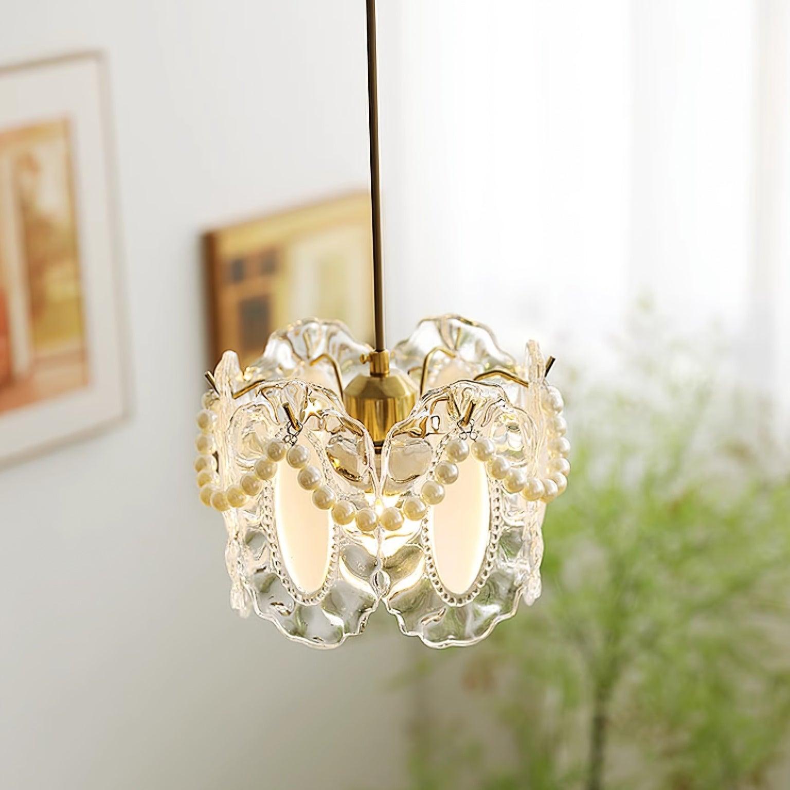 Elysia Pendelleuchte s Glas Perlen Dekoration-Letslighting