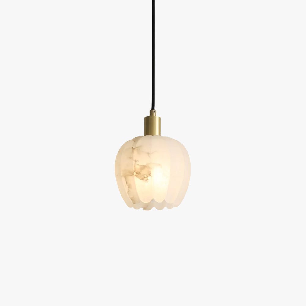 Ritta Pendant Light Flower-shaped  Alabaster