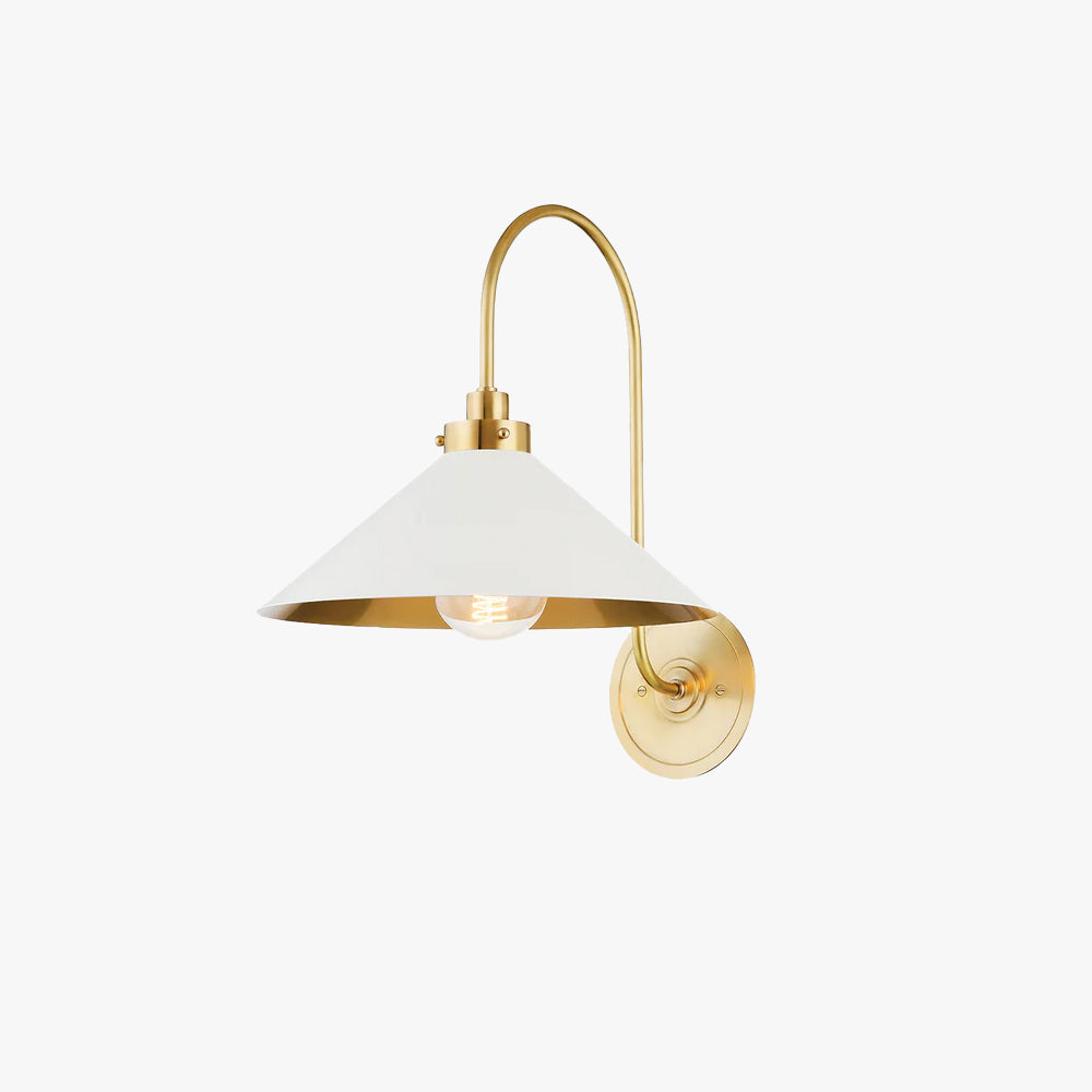 Helena Vintage Wandleuchte für den Innenbereich aus Messing
