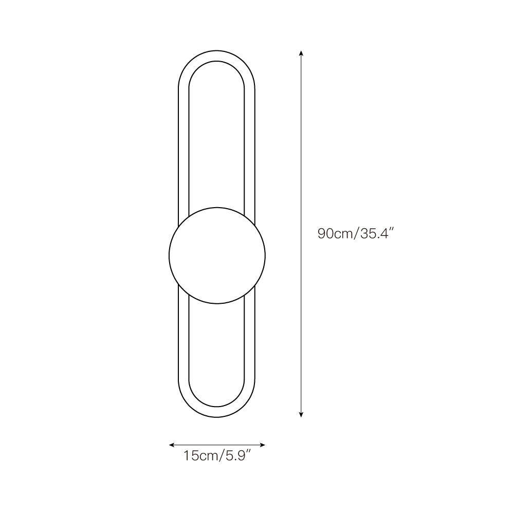 Avynor Modern Minimalist Travertine Wall Lamp - Letslighting