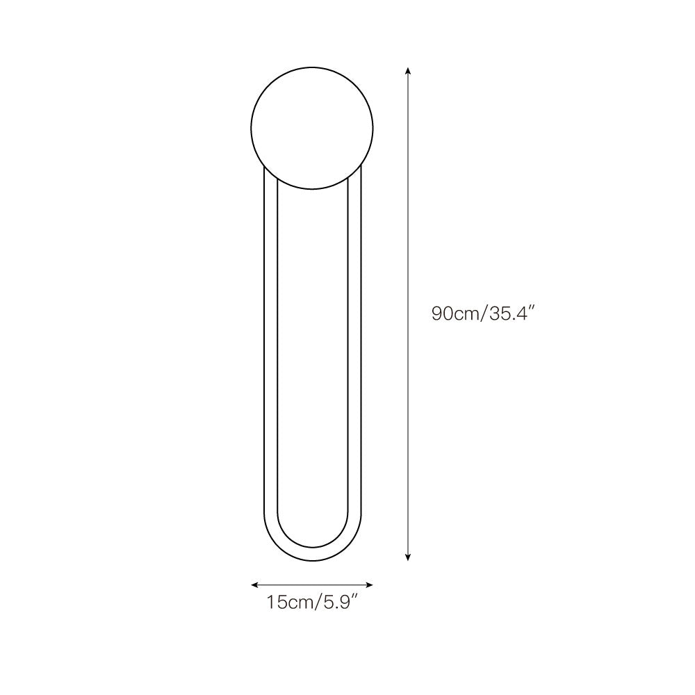 Avynor Modern Minimalist Travertine Wall Lamp - Letslighting