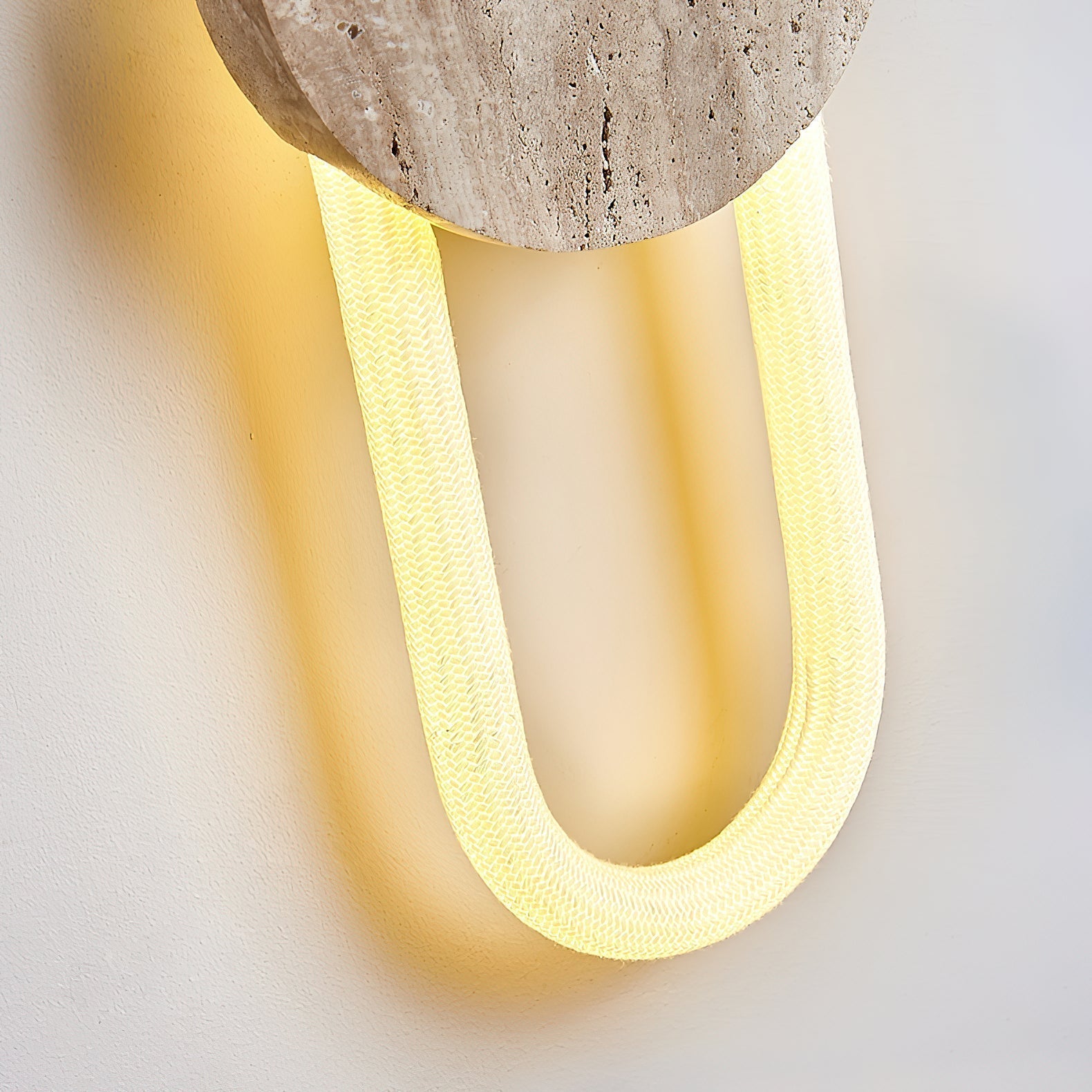 Avynor Modern Minimalist Travertine Wall Lamp - Letslighting