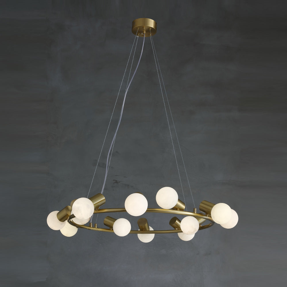 Nyphaiel Postmodern Luxury Alabaster Chandelier - Letslighting