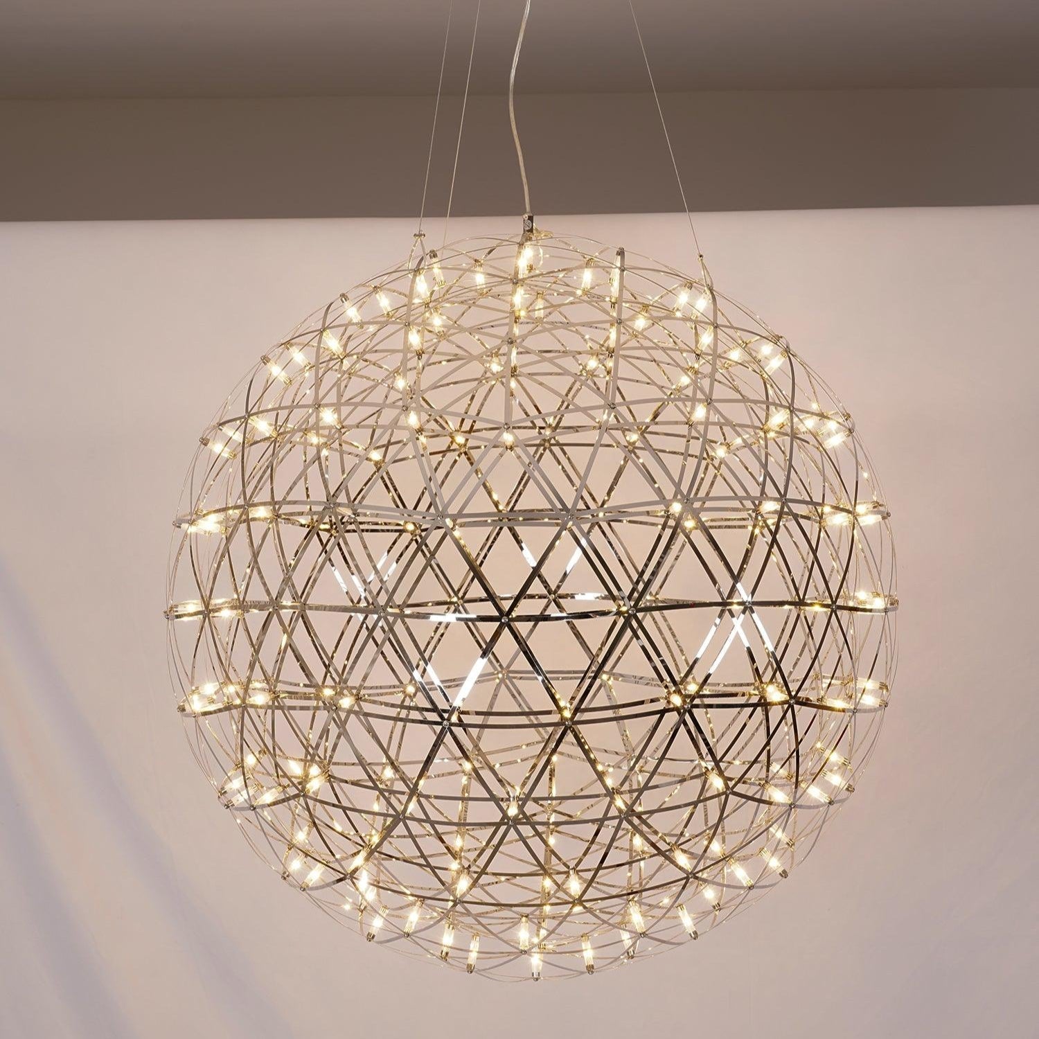 Silver Spark Ball Pendant Light - Blowlighting