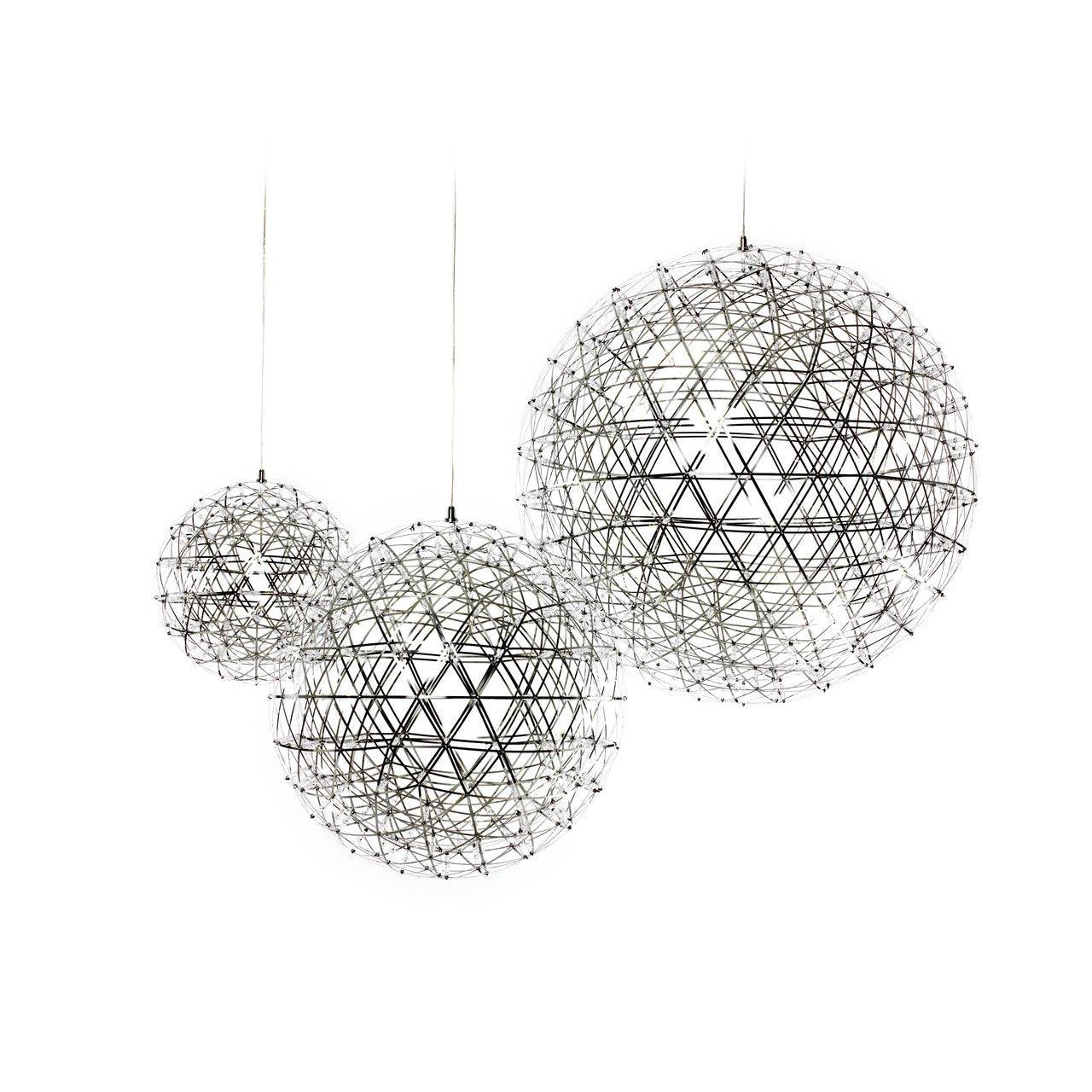 Silver Spark Ball Pendant Light - Blowlighting