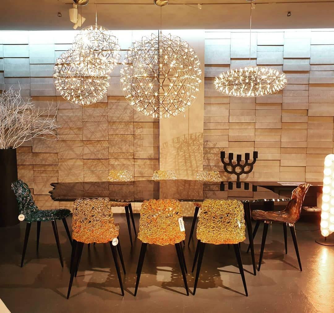 Silver Spark Ball Pendant Light - Blowlighting