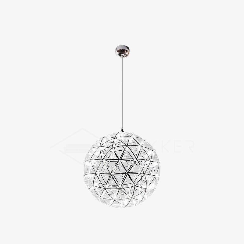 Silver Spark Ball Pendant Light - Blowlighting