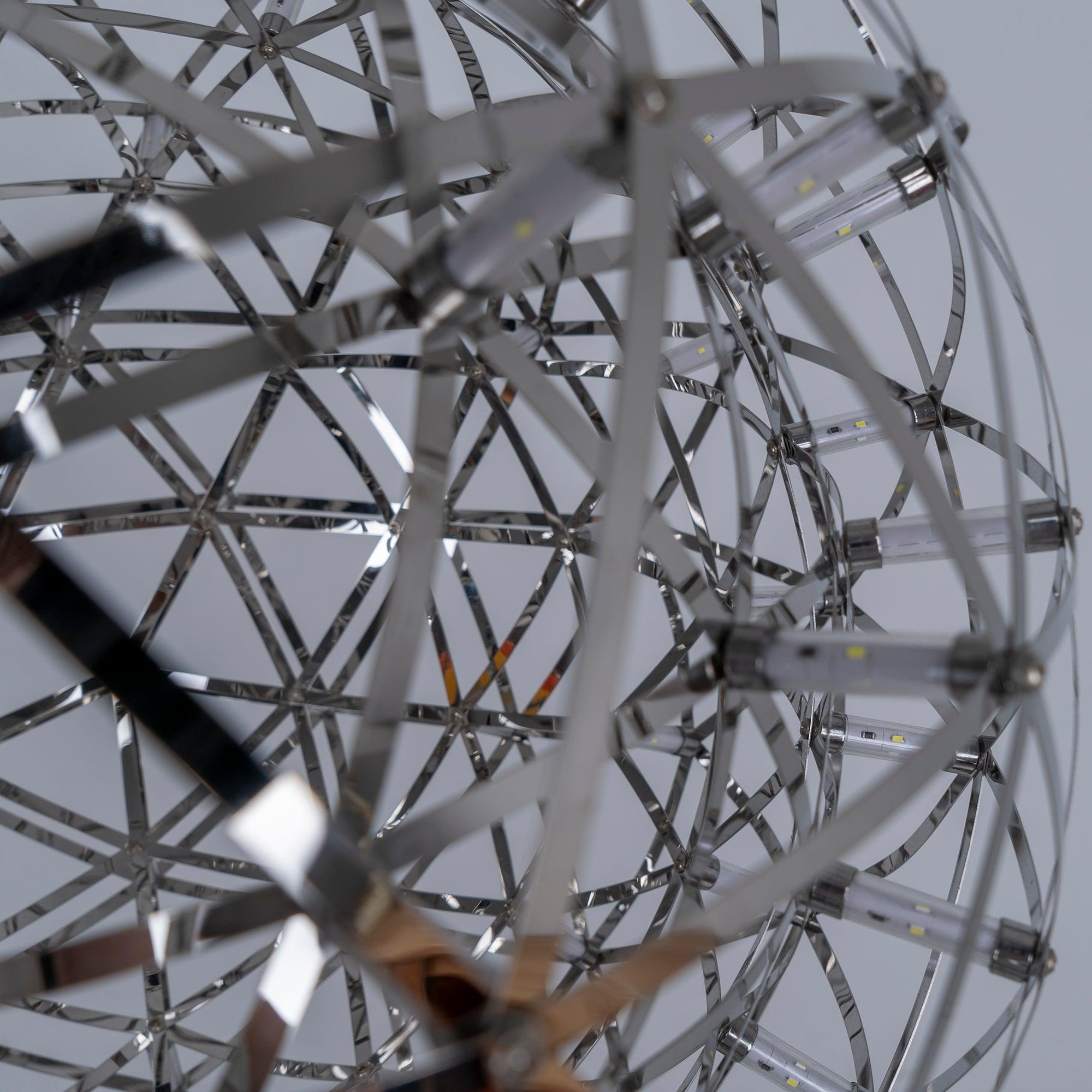 Silver Spark Ball Pendant Light - Blowlighting