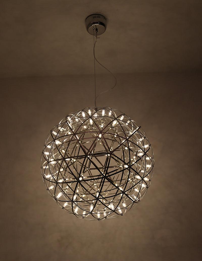 Silver Spark Ball Pendant Light - Blowlighting