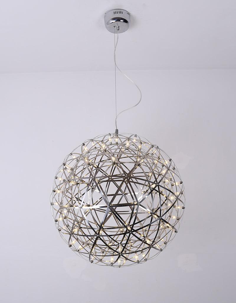 Silver Spark Ball Pendant Light - Blowlighting