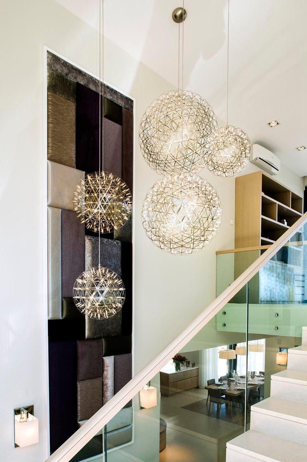 Silver Spark Ball Pendant Light - Blowlighting
