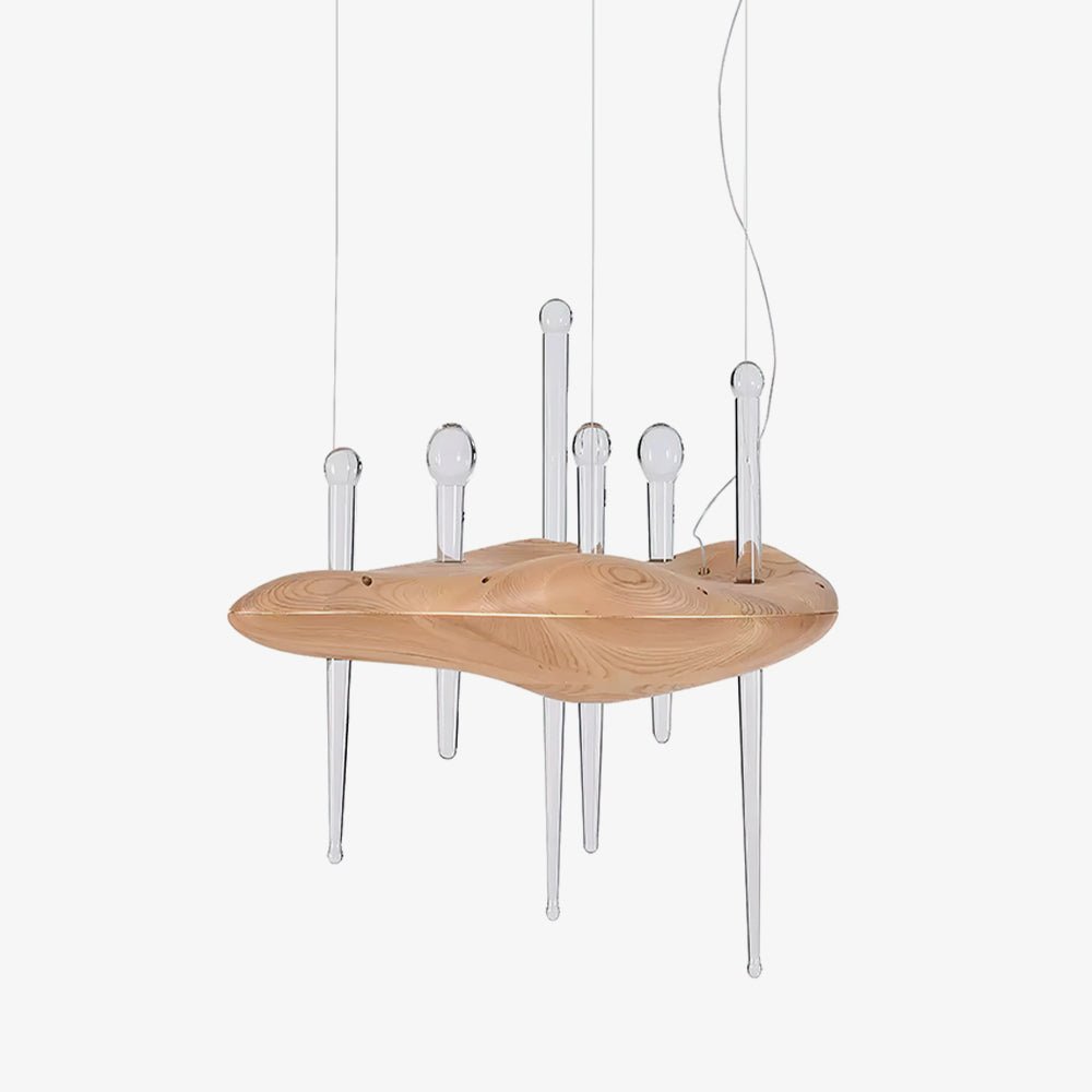Umare Wunderliche Pendelleuchte aus Eichenglas-Letslighting