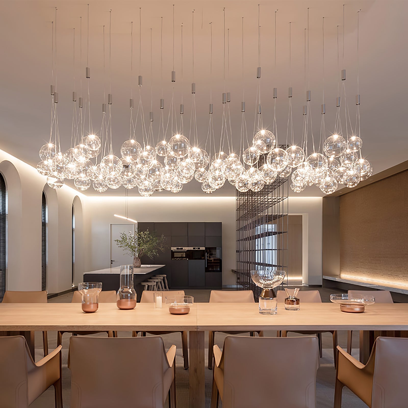 Thalirce Luxus-Pendelleuchte aus Glas-Letslighting